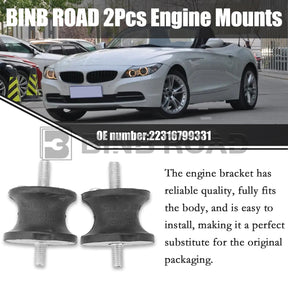 US 22316799331 Rear Transmission Mounts Bushings-2Pcs