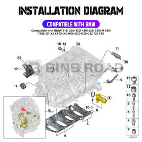 11118511205 Aluminum Water Pipe Connector