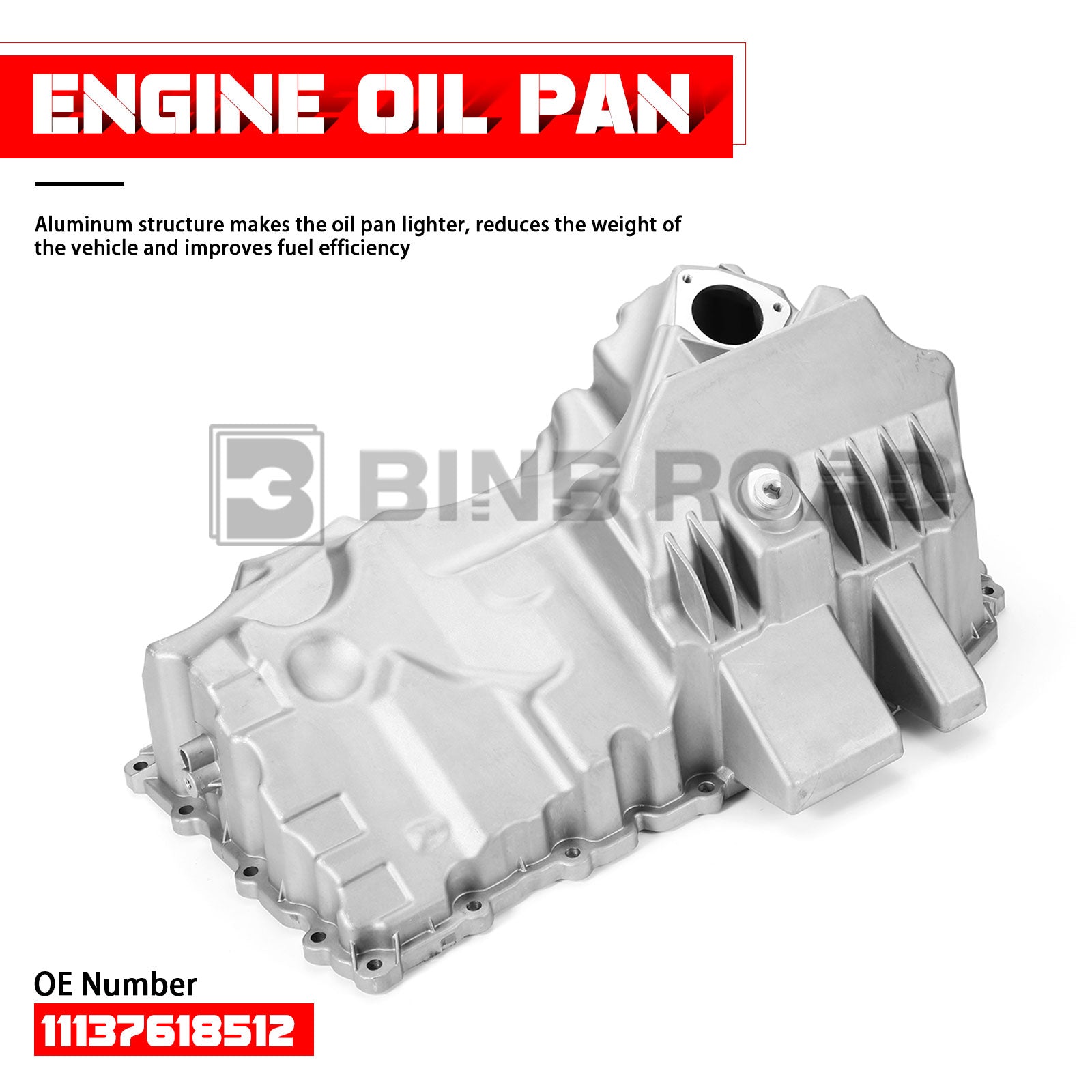 11137618512 Aluminum Engine Oil Pan