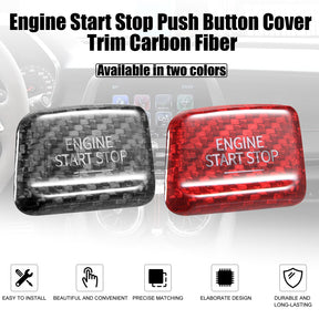 Engine Push Start Button Trim Compatible with Chevrolet