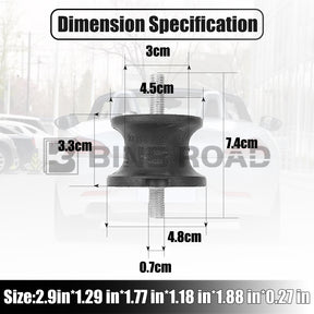 22316799331 Rear Transmission Mounts Bushings-2Pcs