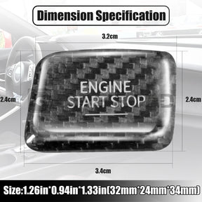 Motor-Startknopfverkleidung, kompatibel mit Chevrolet 
