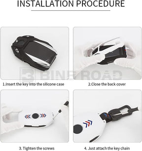 Key Fob Cover Case Compatible with BMW