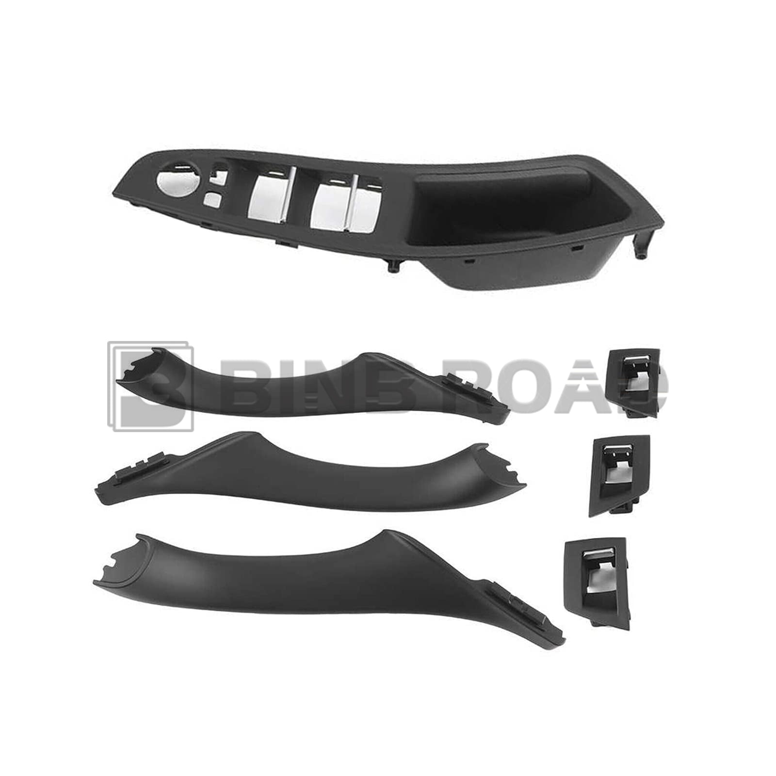 51417225873+51417225851+51417225852+ 51417225890+51417225889 Inner Door Panel Handle Pull Trim Cover Kit