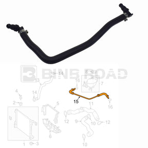 2045010925 Radiator Coolant Hose