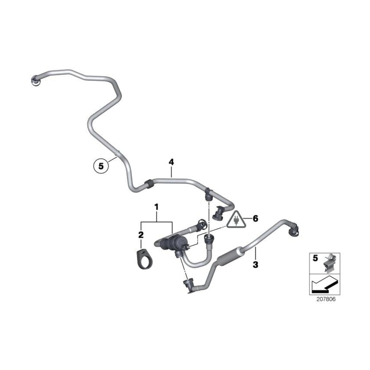 Fuel Tank Ventilation Valve With Pipe 13907636157