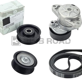 Engine Drive Belt Tensioner & Idler Pulley Serpentine Belt kit