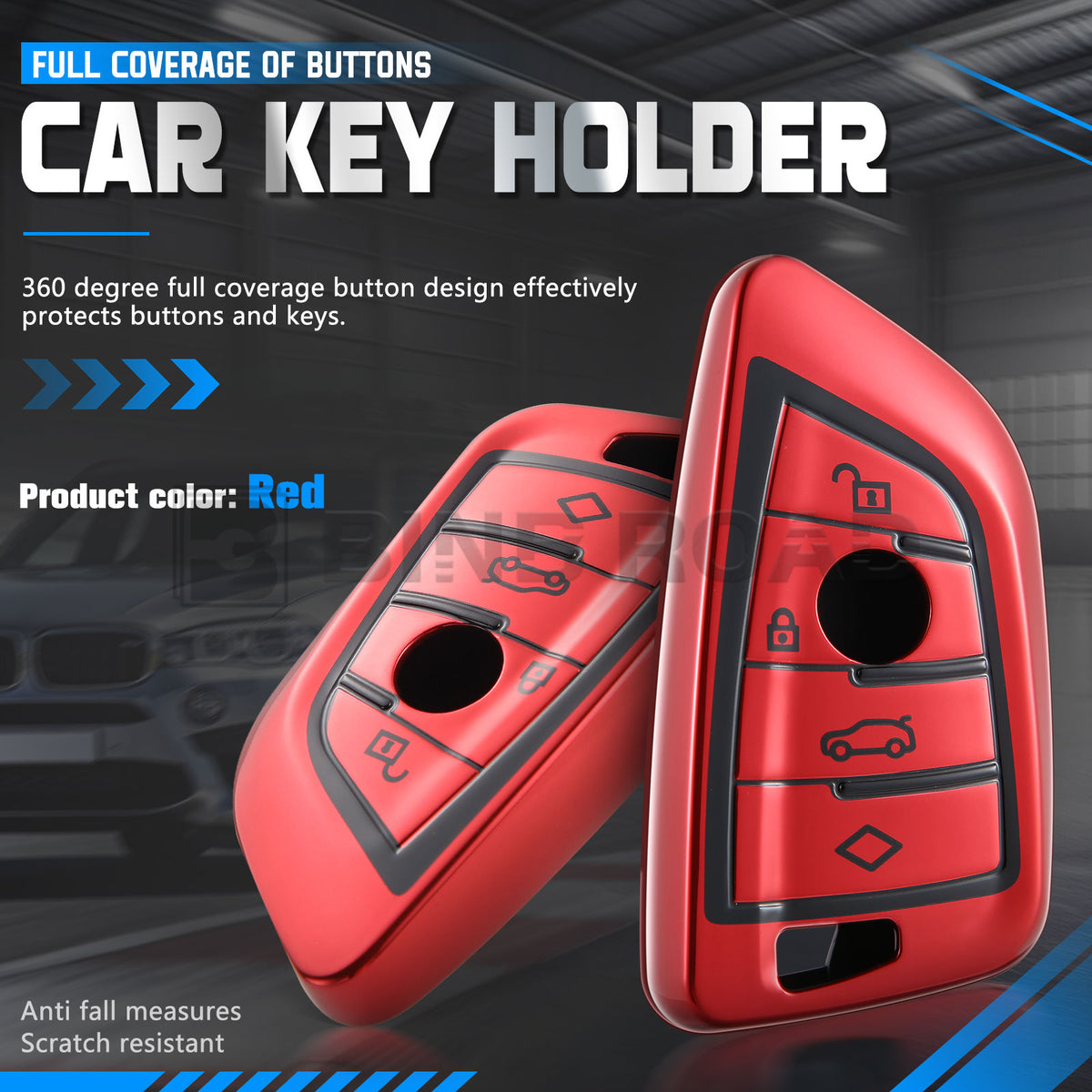 Key Fob Cover Case Compatible with BMW