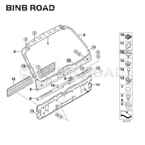 51411973500 Door Panel Clips