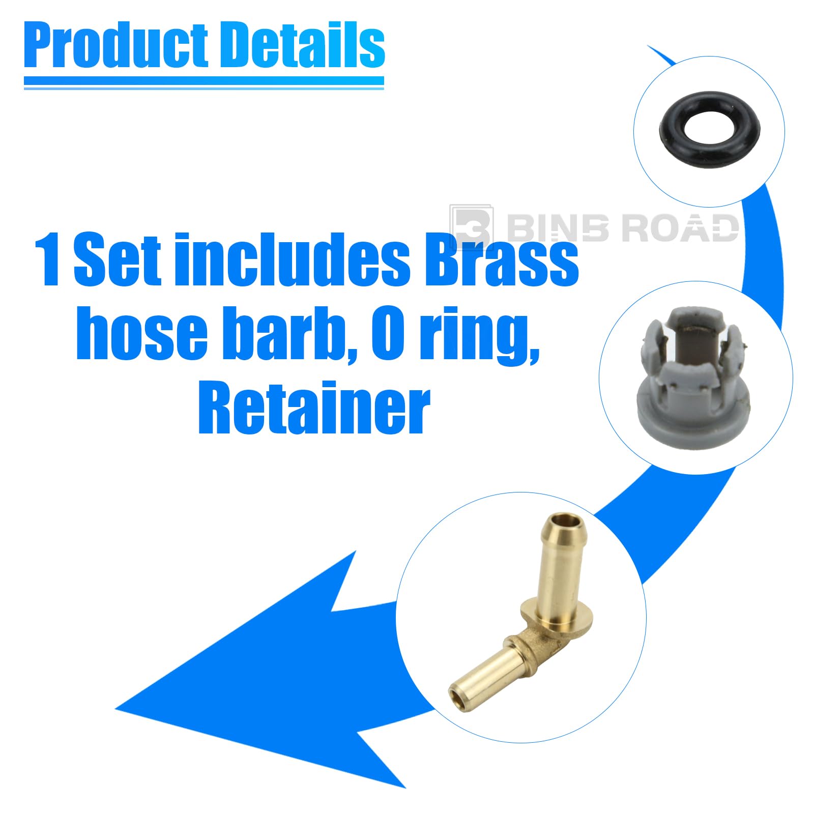 LR049990 Thermostat Water Outlet Hose Connector Kit