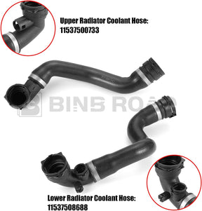 11537500733 Upper + 11537508688 Lower Radiator Coolant Hose