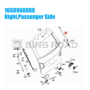 1669802164 1668900000 Rear Tailgate Gas Strut