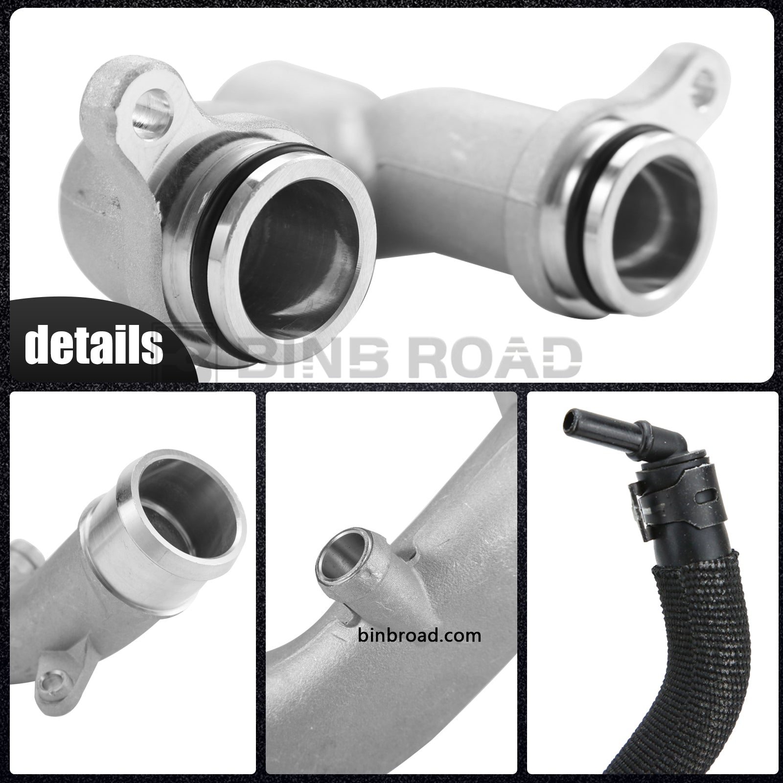 LR049990 LR090630 LR092992 Coolant Pipe Water Outlet Tube Kit