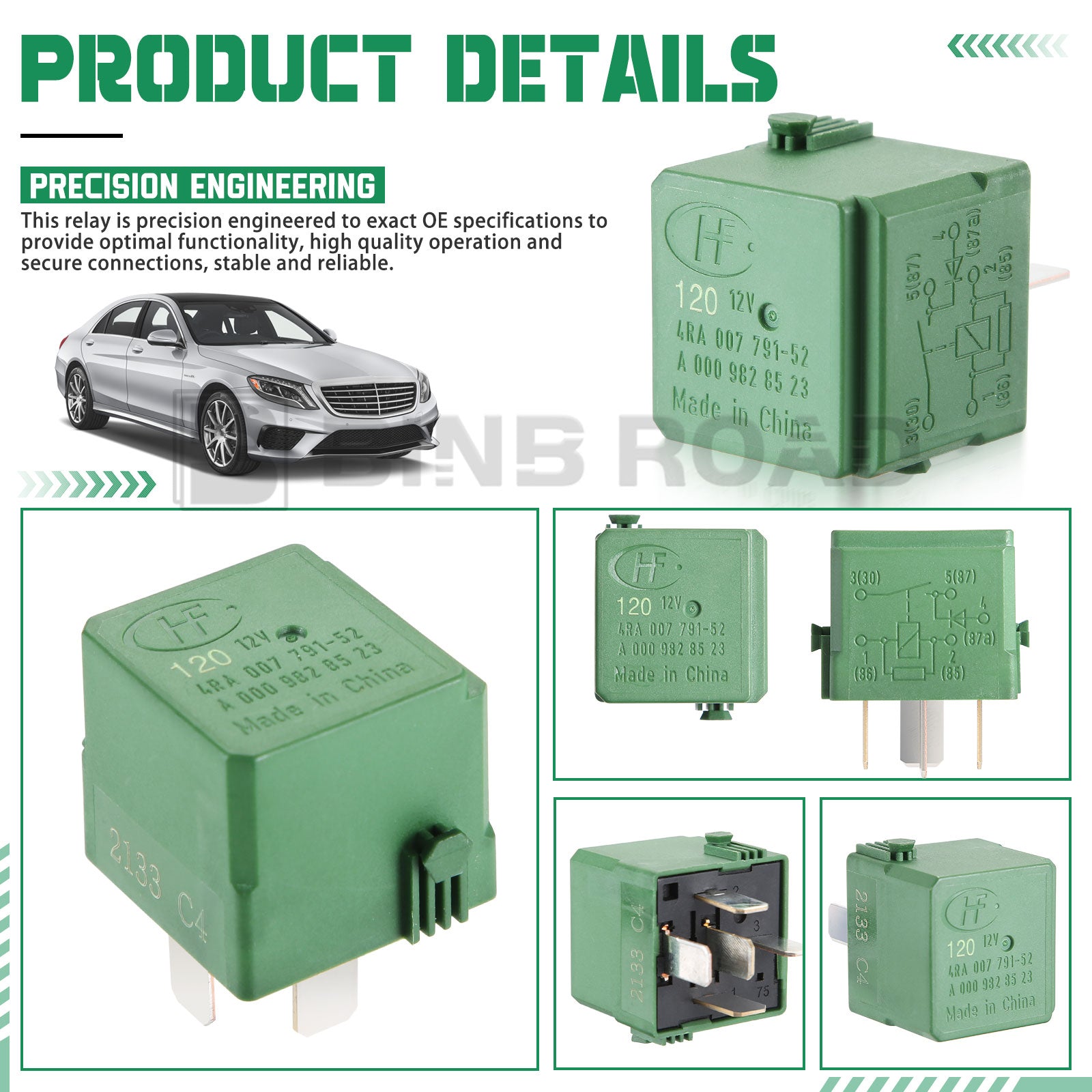 US 0025422319 Suspension Air Compressor Relay 5-Prong