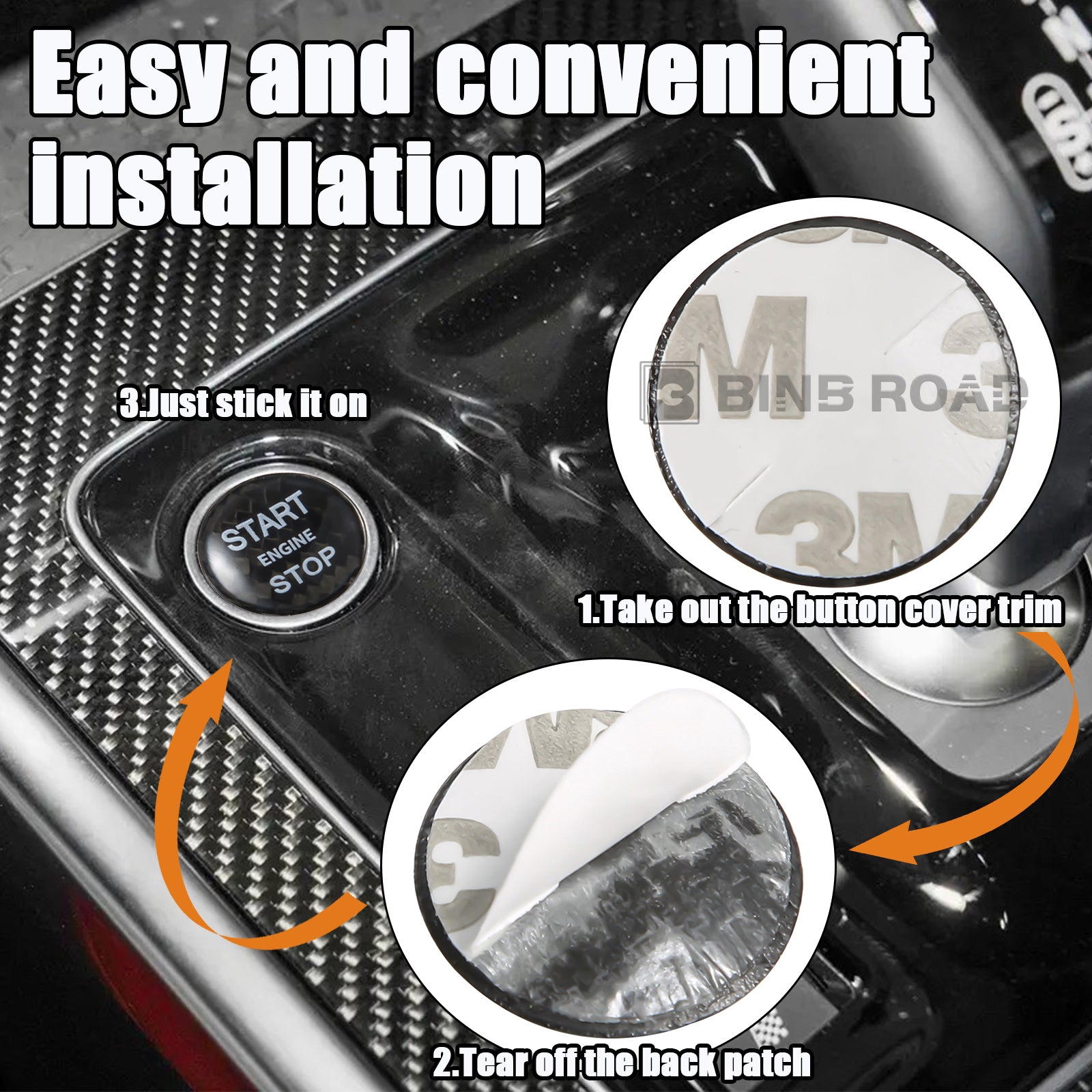 Engine Start Stop Push Compatible with Land Rover Jaguar