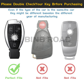 Key Fob Cover Compatible with Mercedes Benz