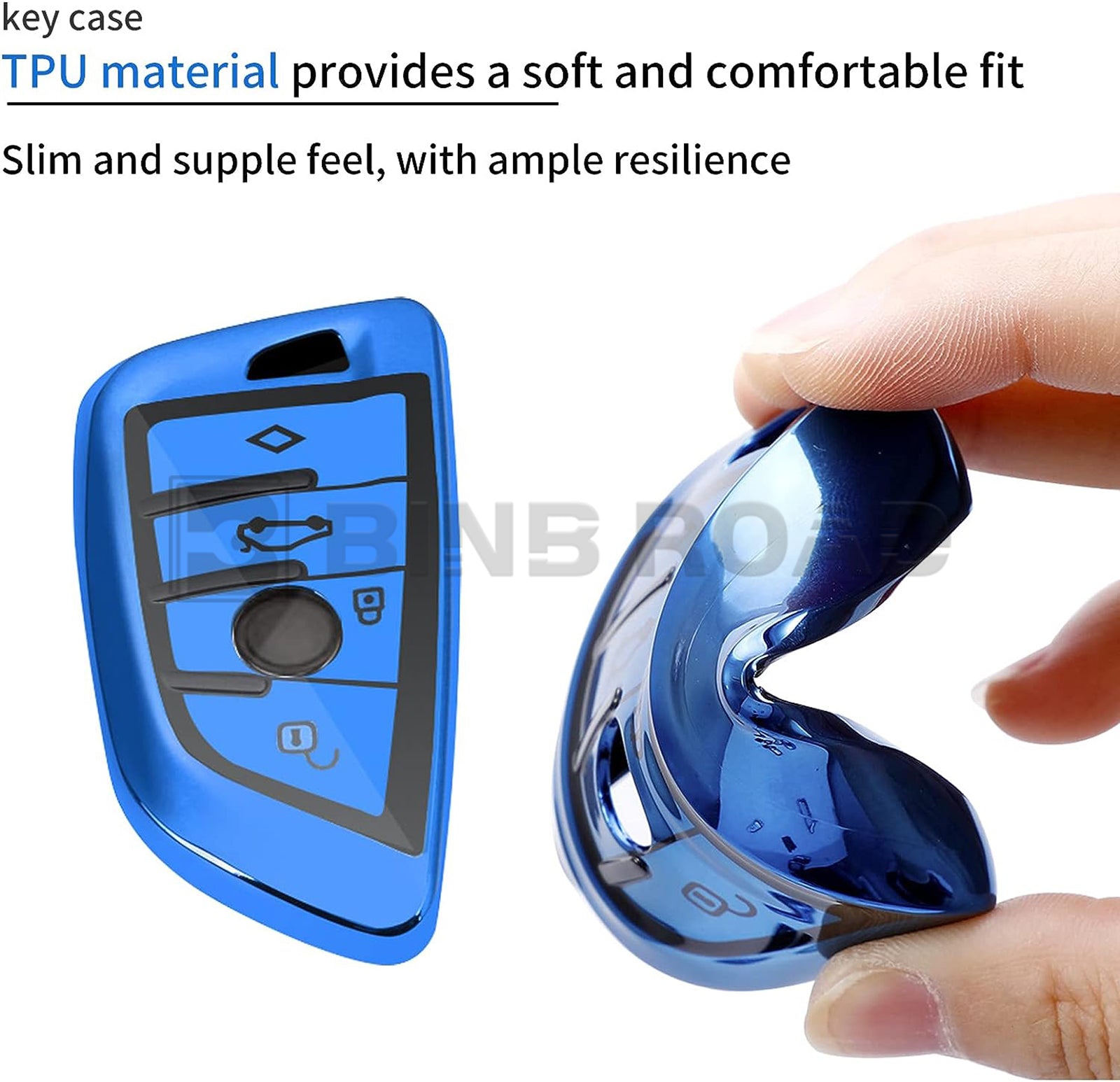 Key Fob Cover Case Compatible with BMW