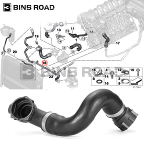 17127531581 Radiator Coolant Hose-Lower