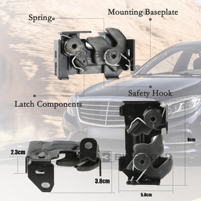 2048800260 Front Links/Rechts Haube Sicherheit Fangen Latch Lock