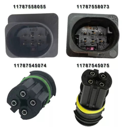 4Pcs 11787558073 + 1787558055 + 11787545075 + 11787545074 Oxygen Sensor