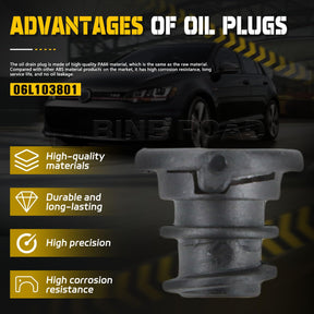 1 Set Auto-Motoröl-Ablassschraube mit Installationswerkzeug 06L103801