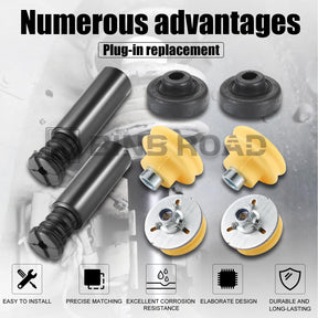 33506771738 + 33506771737 + 33536767334 + 33506767010 Rear Upper Lower Shock Absorber Mounts Grommets Bump Stops Kit