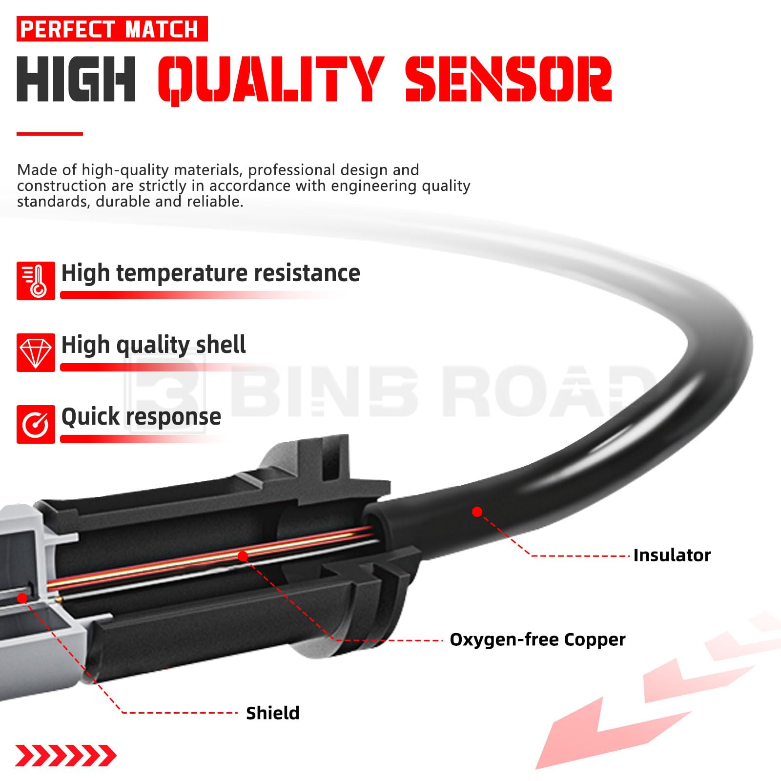 US LR045959 + LR033295 Front and Rear Brake Pad Wear Sensor