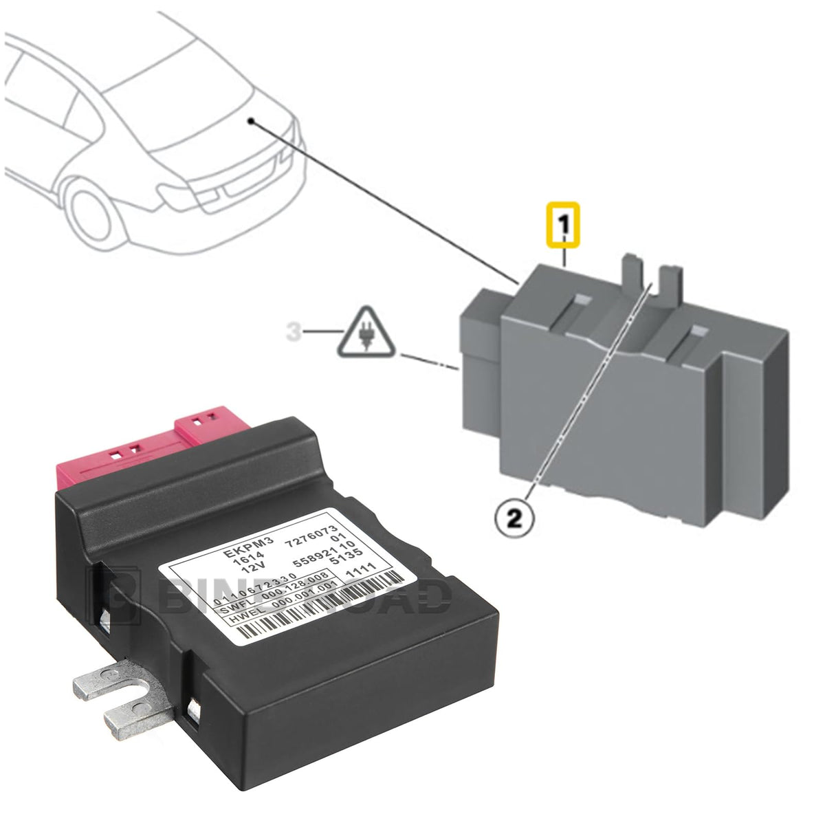 16147276073 Fuel Pump Control Module